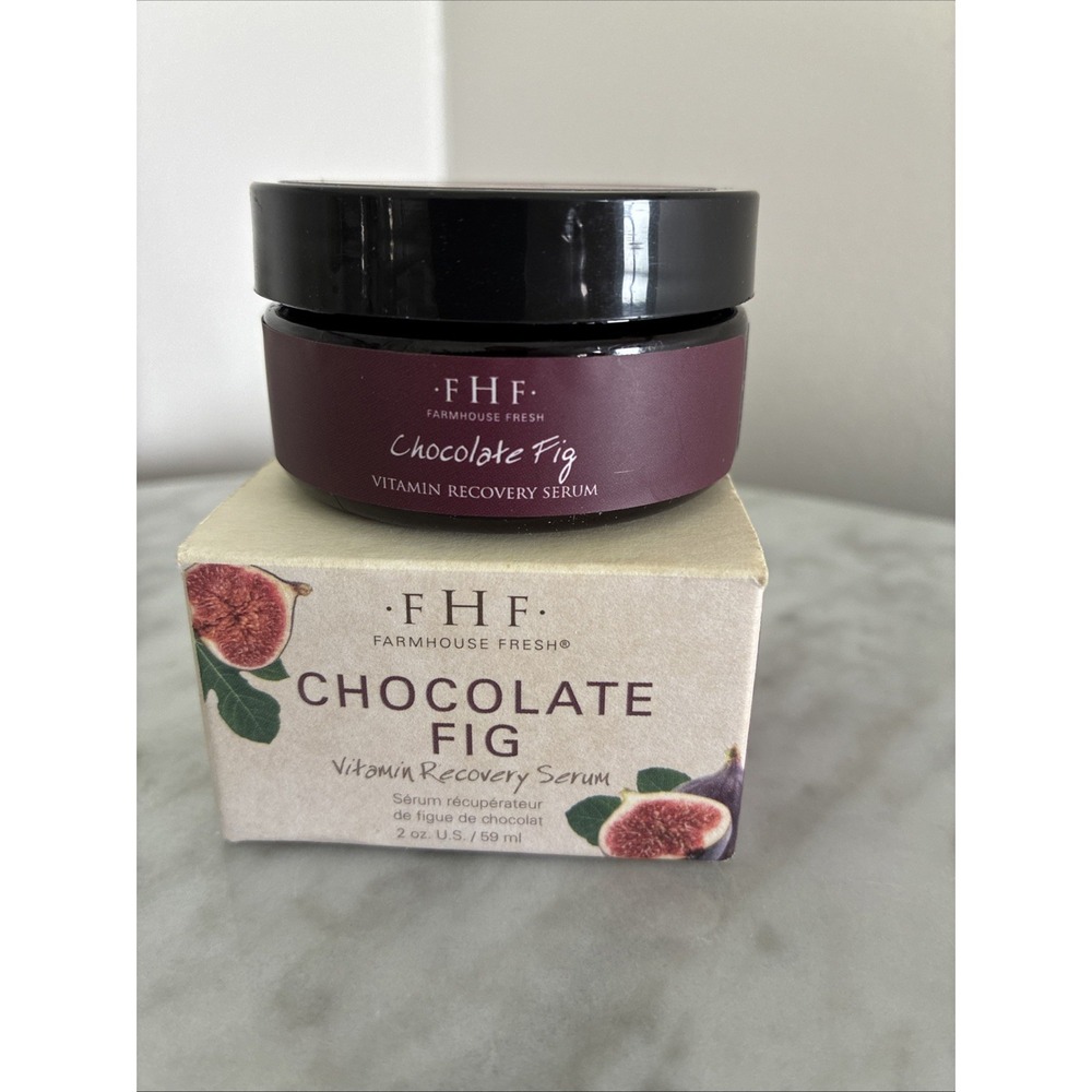 F•H•F FarmHouse Fresh® Chocolate Fig Serum LARGE 2 oz . New In Box